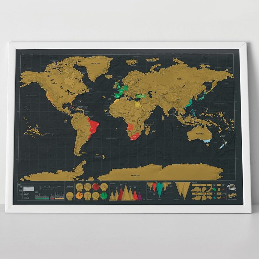 Frames For Scratch Off World Maps