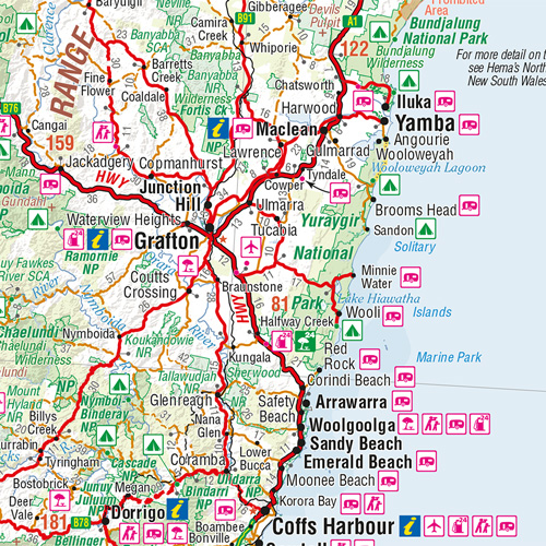 New South Wales State Map - The Tasmanian Map Centre